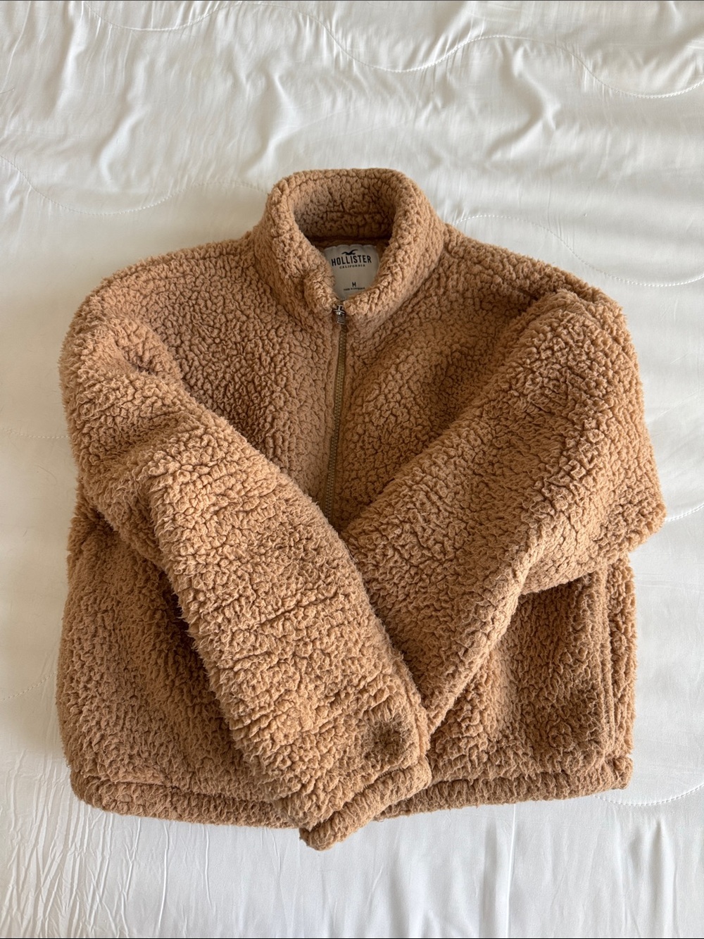 Hollister Tan Teddy Jacket